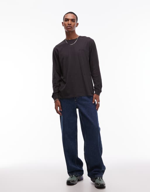 Element lowcase logo long sleeve t-shirt in black