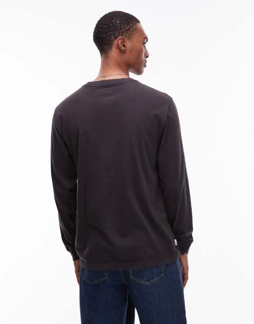 Element lowcase logo long sleeve t-shirt in black
