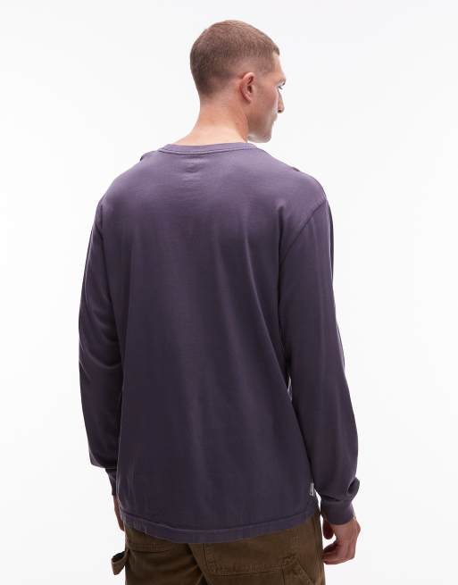 Element lowcase logo long sleeve t-shirt in purple
