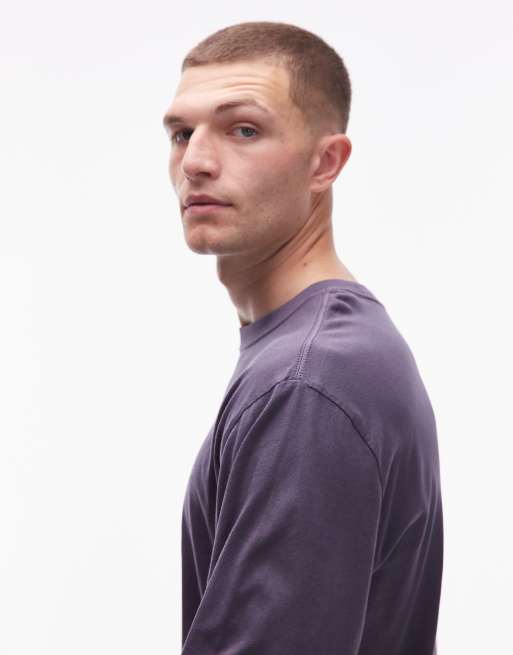 Element lowcase logo long sleeve t-shirt in purple