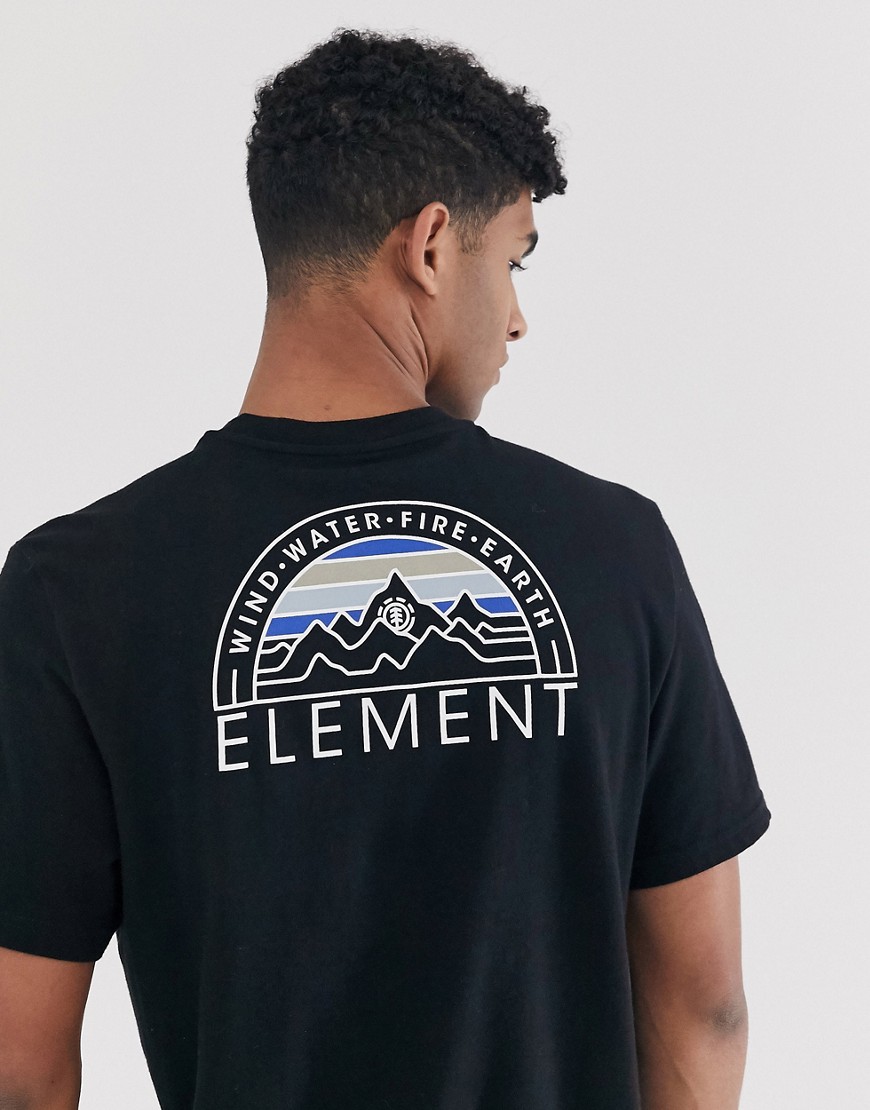 Element - Odyssey - T-shirt nera-Nero