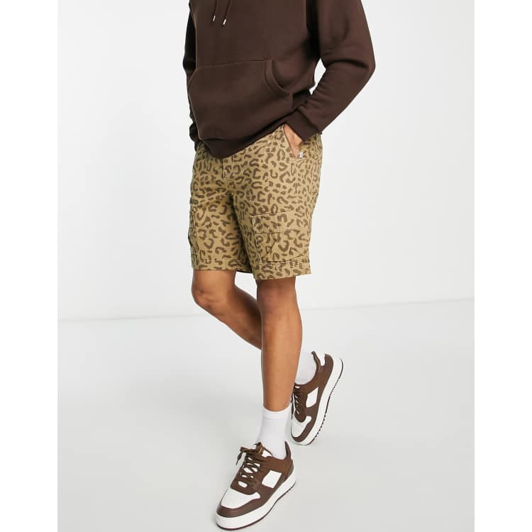 Obey best sale leopard shorts