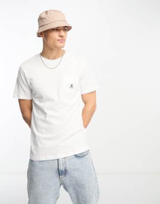 Element Element pocket t-shirt in white