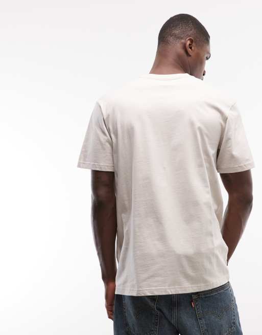 Element poolside chest graphic t-shirt in off white, 5 of 5