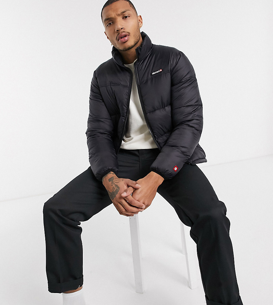 Element Primo Arctic puffer jacket in black Exclusive at ASOS