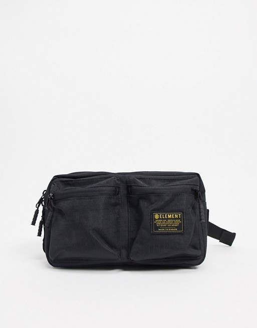 Element Recruit street bum bag in black