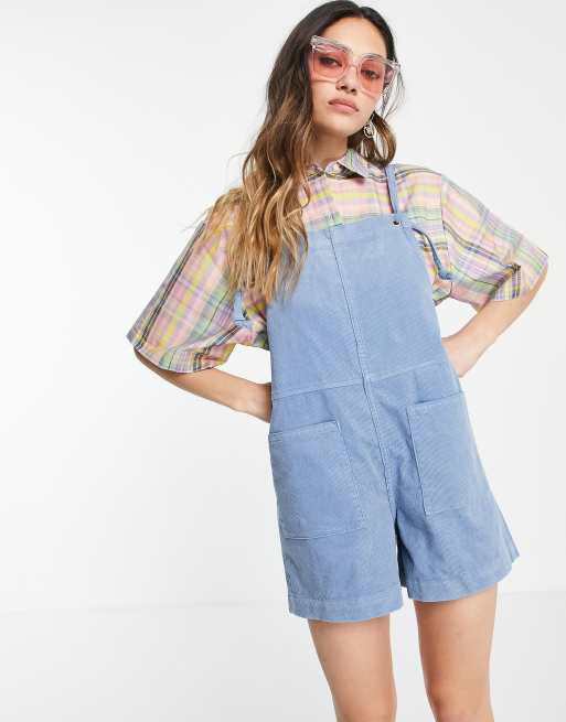 Download Element Rosario cord playsuit in blue | ASOS