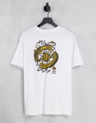 Nouveau Element - Rotation - T-shirt imprimé au dos - Blanc