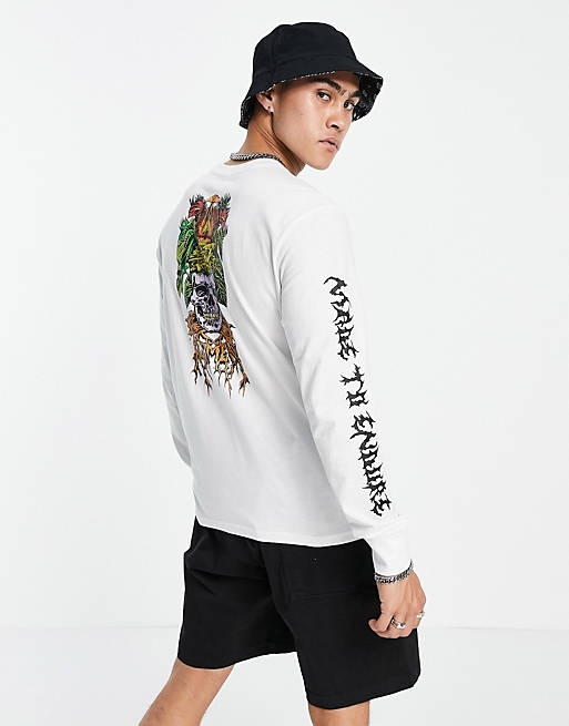 Element Spectral long sleeve t-shirt in white