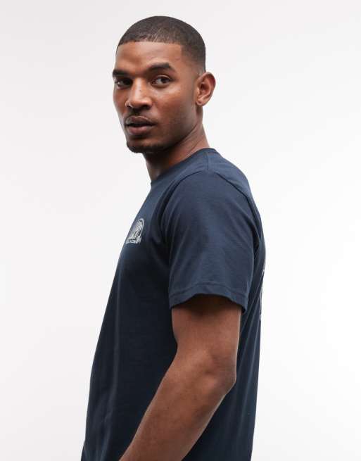 Element spinner graphic back print t-shirt in navy, 4 of 5