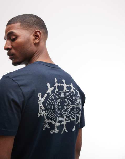 Element - Spinner - T-shirt imprimé au dos - Bleu marine - view 1
