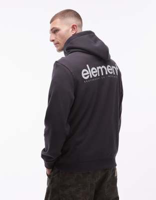 Element - Sweat à capuche imprimé au dos - Noir