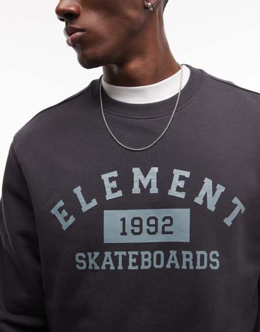 Element - Sweat à imprimé graphique - Noir, 3 de 5