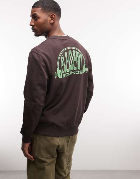 Element – Sweatshirt in Braun mit Print - view 1