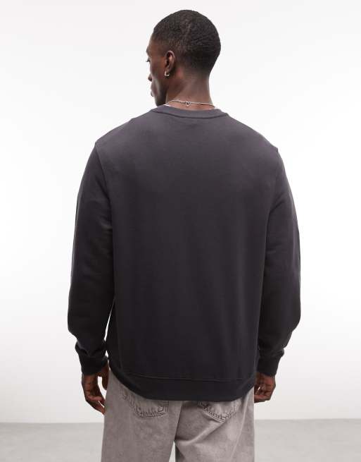 Element - Sweatshirt met grafische print in zwart, 5 van 5