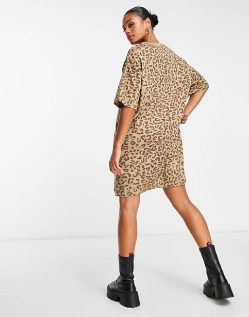 Element Szyget t-shirt dress in leopard print | ASOS