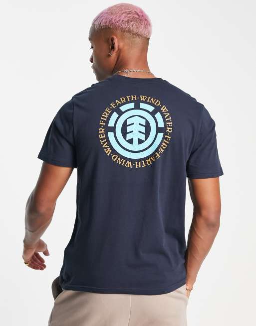 Element - T-shirt avec logo au dos - Bleu marine  
