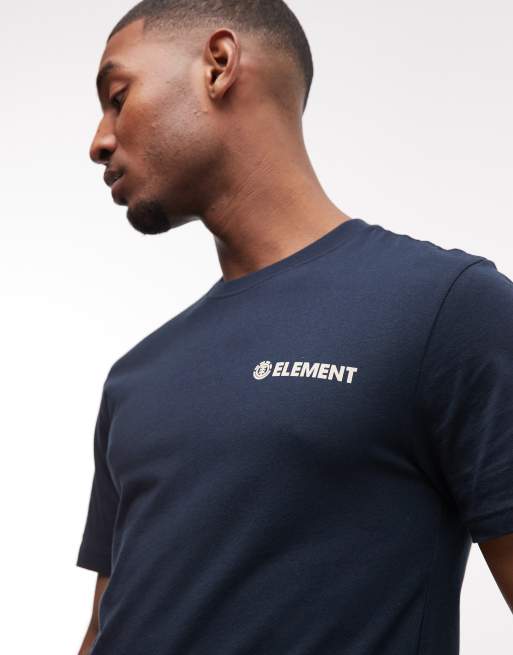 Element - T-shirt blu navy con grafica piccola, 3 di 5