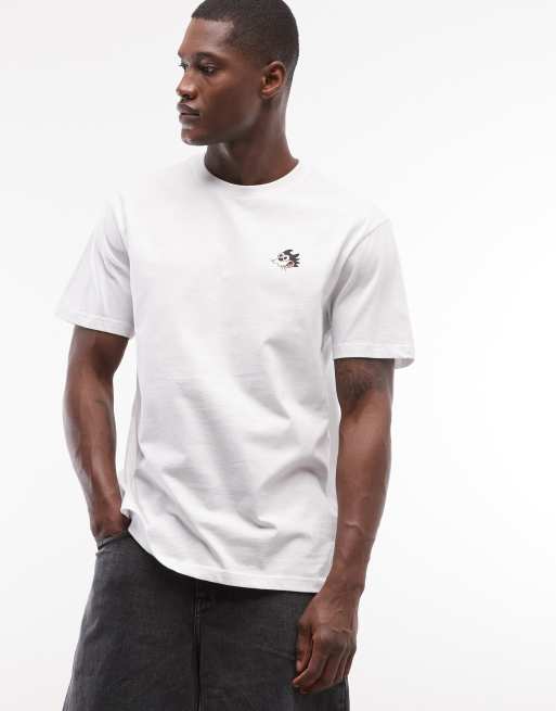 Element – T-shirt med pizza- och kattryck baktill , 5 av 5