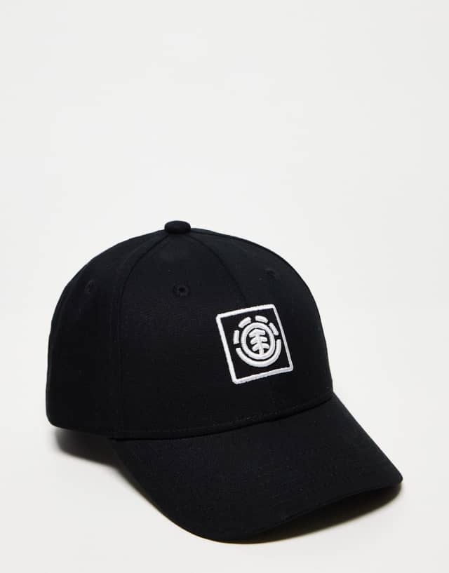 Element Tree Logo Cap In Black