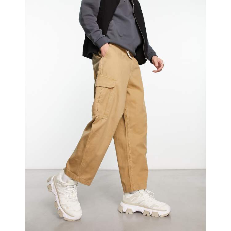 Loose Khaki Cargo Pants