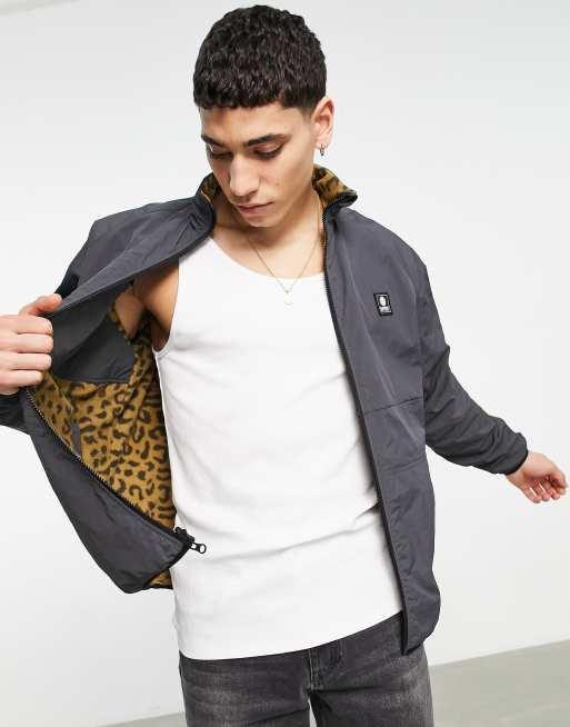 Element Wolfe track leopard print jacket in multi