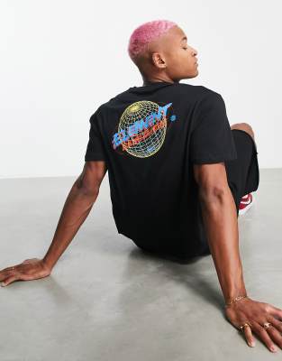 Element Worldwide Print T-shirt In Black