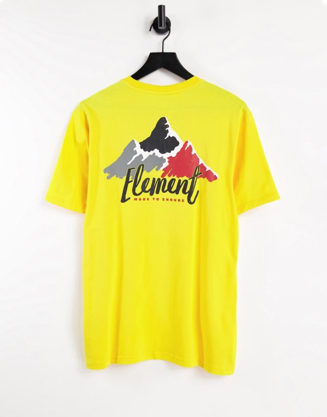 Element - yelton t-shirt in yellow