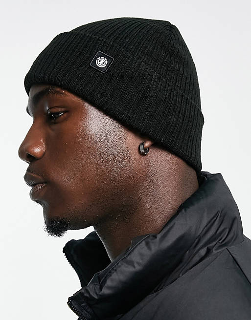 Men Caps & Hats/Elemet Flow beanie in black 