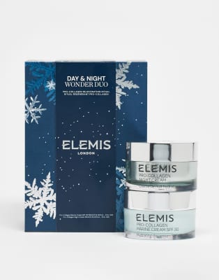 Elemis Elemis Day & Night Pro-Collagen Wonder Duo Moisturisers - 32% Saving-No colour