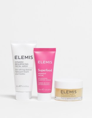 Elemis x ASOS Exclusive Cleansing Balm, Facial Wash & Midnight Facial Kit - 35% Saving - ASOS Price Checker