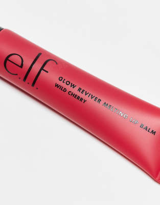 E.l.f. Glow Reviver Melting Lip Balm - Wild Cherry-red In Red