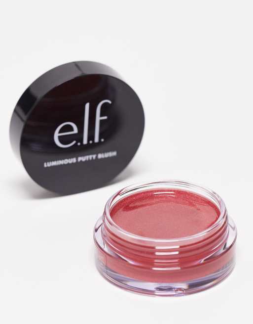 e.l.f. – Luminous Putty Blush – Lśniący róż do policzków – St. Barts, 4 z 4