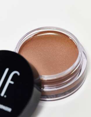 E.l.f. Luminous Putty Bronzer - Day Trip-brown In Brown