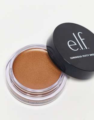 E.l.f. Luminous Putty Bronzer - Sun Chaser-brown In Brown