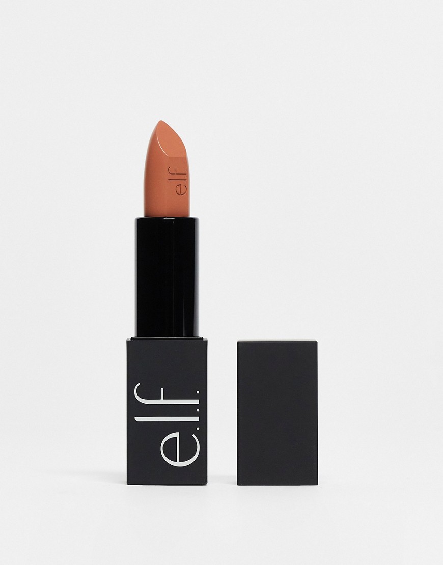 e. l.f. O Face Satin Lipstick - No Doubt-Brown