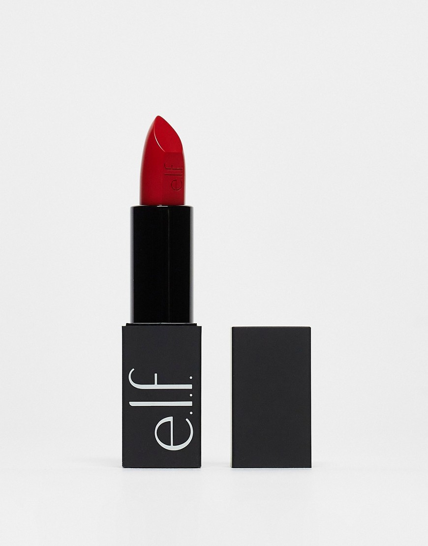 e. l.f. O Face Satin Lipstick - No Regrets-Red