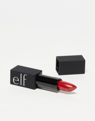E.l.f. O Face Satin Lipstick - No Regrets-red In Red