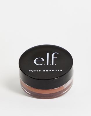 e.l.f. Putty Bronzer - Golden Daze-Brown