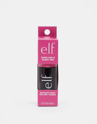 e.l.f. – Sheer for It Blush Tint – Rouge in der Farbe Plums Up - view 1