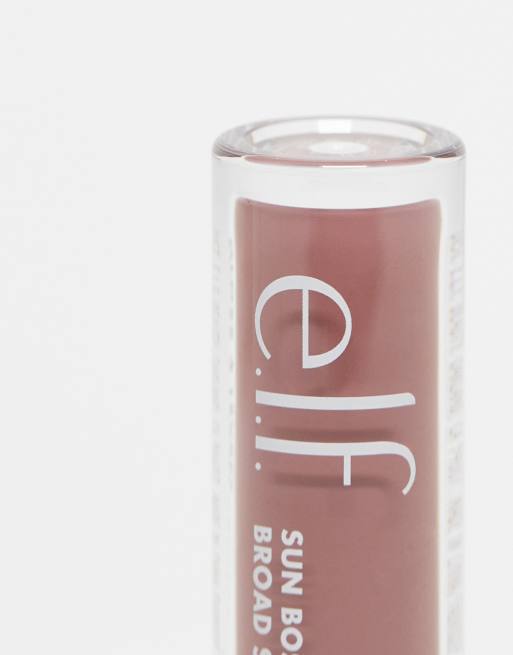 e.l.f. – Sun Boss – Błyszczyk z filtrem SPF 25 w odcieniu It's Your Mauve, 3 z 4