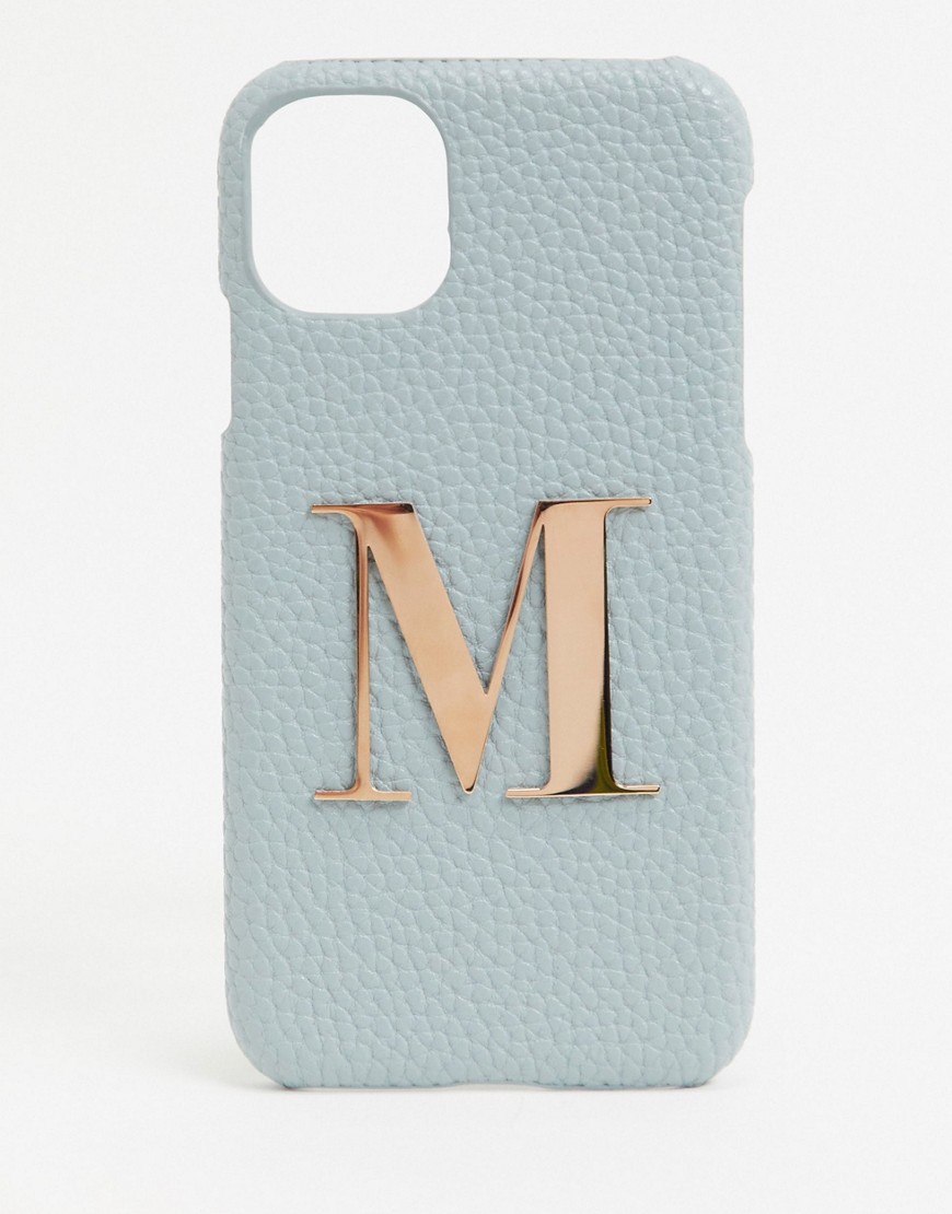 M letter iphone 11 / XR iphone case-Grey