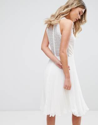 ellise lace bodice dress