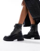 Dune ripp leather ankle boots sale