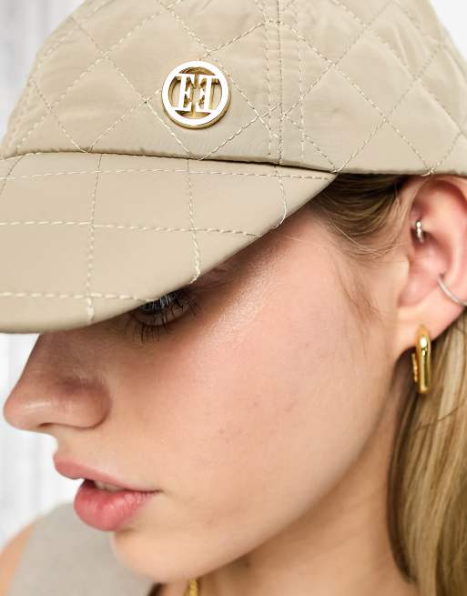 Elle – Gesteppte Baseballkappe in Stone, 4 von 4