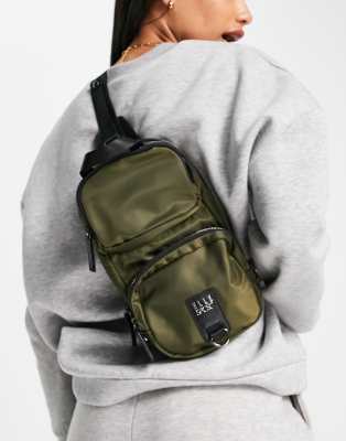 HXTN Supply Utility Explorer Crossbody Bag In Black, $24, Asos