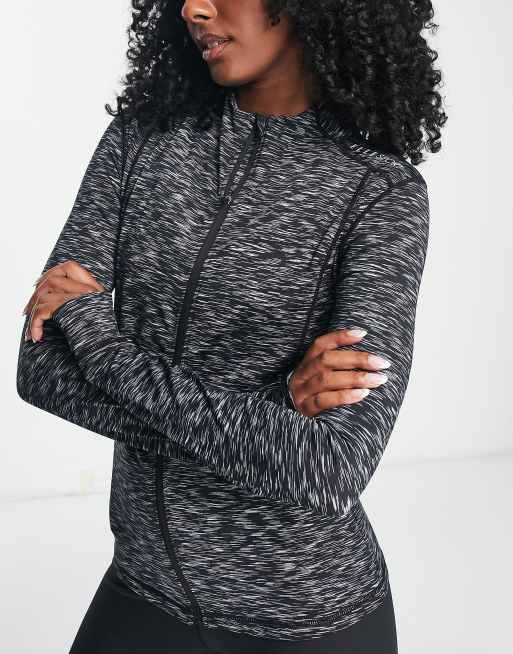 Elle Sport Signature zip thru jacket in gray | ASOS