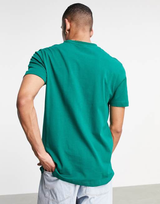 ellese small central logo t-shirt in green exclusive to ASOS, 2 of 4
