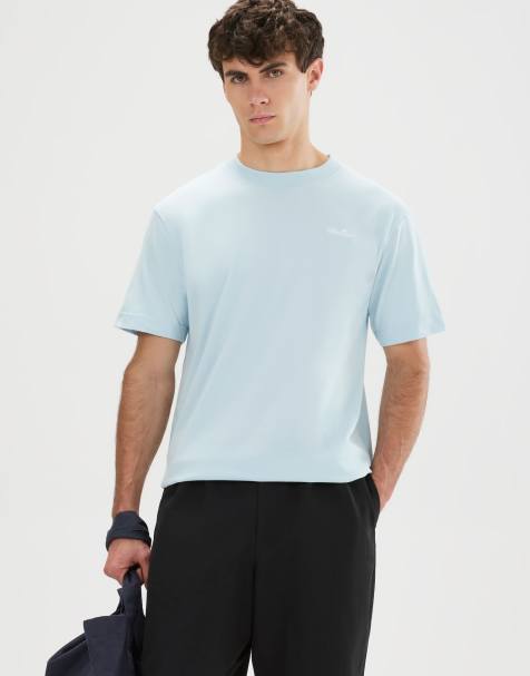 ellesse Acciano t-shirt in light blue