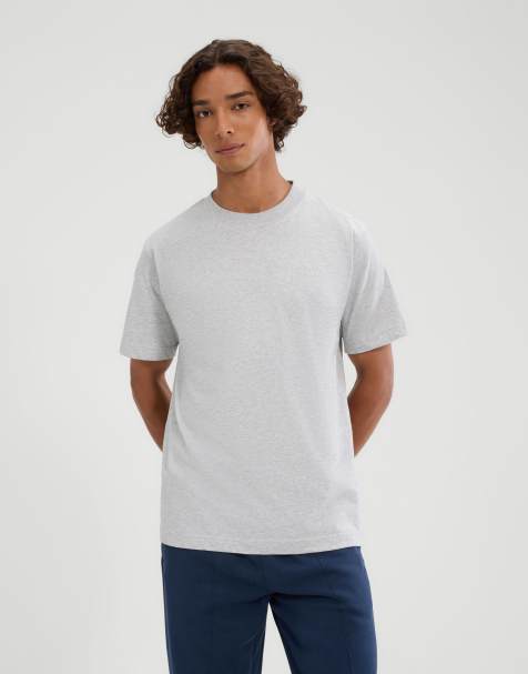 ellesse Acciano t-shirt in light grey marl - view 1